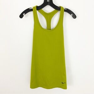 Nike size S Lime Green Sports Racerback Tank Top